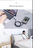 Hızlı Şarj USB Type-C Kablo - 1m Kırmızı - 11