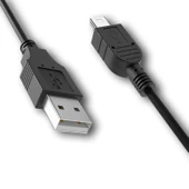 Mini USB Veri Kablosu - 1m - Siyah - 8