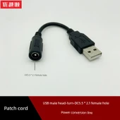 USB'den DC3.5 * 1.35mm Dişi Güç Adaptör Kablosu - 30cm - 12