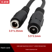 USB'den DC3.5 * 1.35mm Dişi Güç Adaptör Kablosu - 30cm - 4