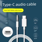 Araç AUX Apple Ses Kablosu - Siyah - HD Ses Kalitesi Kayıpsız Dönüşüm - 4