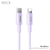20W Type-C ile Apple Veri Kablosu - Iris Mor - 2M - 5