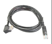 Sağ Açı RJ45 CAT5 Gigabit Ethernet Kablosu - 30cm - 6