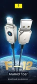 Type-C ile Lightning Hızlı Şarj Veri Kablosu - Starlight Beyaz 2m USB Hızlı Şarj - 5