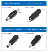DC 5.5 * 2.1 Adaptör Kablosu - Kaynaksız 5.5*2.1 Dişi - 9