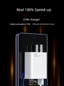 6A 67W USB Type-C Hızlı Şarj Kablosu - MI 67W Kıvrım Hat [1 m Beyaz Hat] 6A Hızlı Şarj - 3