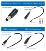 DC 5.5 * 2.1 Adaptör Kablosu - Havacılık Prizi GX 800.00G Çekirdek Yama Kablo - 10