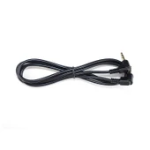 3.5mm Altın Kaplama Erkek Erkek Ses Kablosu - Siyah - 2M - 7