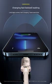 Hızlı Şarj USB Type-C ile Lightning Kablo - 1.2m Mor - 10