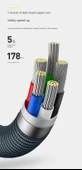 USB C'den Lightning Kablo - 1.2m - Siyah - 20W PD Hızlı Şarj - Model 2 - 12