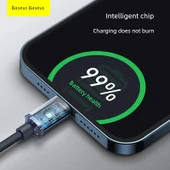 USB C'den Lightning Kablo - 1.2m - Siyah - 20W PD Hızlı Şarj - Model 2 - 5