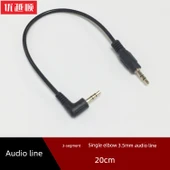3.5mm Ses Kablosu - 4 Bölüm - Çift Dirsek - 1 m - 5