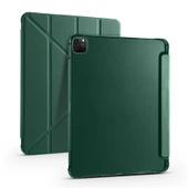 iPad Pro 12.9 2021 (5.Nesil) Kılıf Tri Folding Kalem Bölmeli Standlı Kılıf - 1