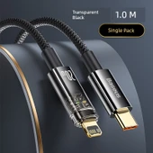 Apple iPhone 15 Şarj Kablosu - 1M Siyah PD 20W Explorer thumbnail 1