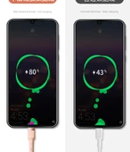 Android Veri Kablosu - 2m - Mavi ve Sakura Pudra - Hızlı Şarj - İki Paket - 9