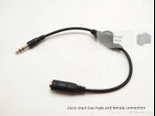 Ses Seviyesi Ayarlanabilir 3.5mm Erkek Erkek Aux Ses Kulaklık Kablosu - 2 Al 3'ü Kap - 6