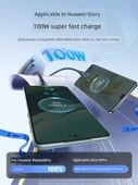 100W USB to Type-C Araç Şarj Veri Kablosu - 2m [USB to C] Apple 15 Tam Serisi Araç CarPlay Hızlı Şarj - 3