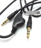 Ses Seviyesi Ayarlanabilir 3.5mm Erkek Erkek Aux Ses Kulaklık Kablosu - 2 Al 3'ü Kap - 10