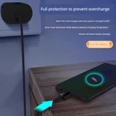 Çift USB Type-C Hızlı Şarj Kablosu - 2m Beyaz - 3