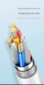 6A Süper Hızlı Şarj Type-C Veri Kablosu - 12M Klasik Siyah (1 Paket) - 11