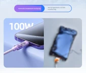 30W PD Hızlı Şarj Kablosu - Mor - 2m PD Yükseltme [Süper Hızlı Şarj] 30 Dakikada Tam Şarj iP8-14 - 9