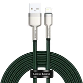 Metal Kafule Type-C ile Lightning Veri Kablosu - 0.25m - Siyah - iPhone Uyumlu - 5