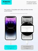 0.6 m Kısa 3'ü 1 Arada Beyaz Kablo - Apple, Type-C, Android - 4