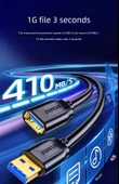 USB 3.0 Uzatma Kablosu - 1.5m - Altın Kaplama - Yüksek Hız - Anti-İnterferans - 11