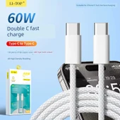 Rio Tinto PD15 USB-C Veri Kablosu - Beyaz - 1.5m - Kutulu - 2