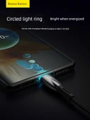 Çift Tip-C Hızlı Şarj Veri Kablosu - Baolan 1m - 40W/66W Süper Hızlı Şarj - USB-C Arayüzü - 3