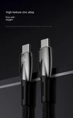 Çift Tip-C Hızlı Şarj Veri Kablosu - Baolan 1m - 40W/66W Süper Hızlı Şarj - USB-C Arayüzü - 9