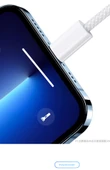 Rio Tinto PD15 USB-C Veri Kablosu - Beyaz - 2m - Kutulu - 12