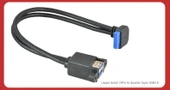 USB 3.0 Ön Panel Adaptör Kablosu - 75cm - 19Pin'den Ön Panel USB 3.0'a - 12