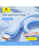 USB Type-C Kablo - Nebula Mor - 1.2m - 100W Hızlı Şarj - 2