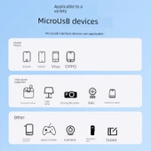 MicroUSB Android Veri Kablosu - 10m - 3