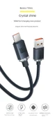 USB-C ile Type-C Şarj Veri Kablosu - Siyah - 1.2m - 4