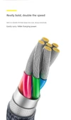 USB-C ile Type-C Şarj Veri Kablosu - Siyah - 2m - 10