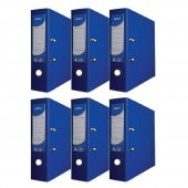 Büro Klasör Geniş Noki Mavi Büro Klasörü Halkalı 6 Adet - 1