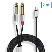 Type-C için 6.5mm Ses Kablosu - 2m - 11
