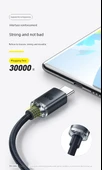 USB-C ile Type-C Şarj Veri Kablosu - Siyah - 2m - 8