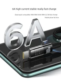 USB Tip C Şarj Veri Kablosu - Nebula Mor - 1m - 100W Hızlı Şarj - 3