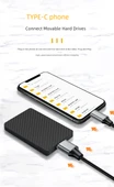 Type-C'den Micro USB 3.0 Veri Kablosu - 1m - 5Gbps Hız - 8