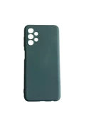 Galaxy A13 ile Uyumlu Cappy Silikon Kılıf Yeşil thumbnail 2