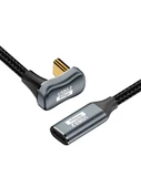 USB Type-C 3.2 Gen 2 Uzatma Kablosu - 3m U-bend Erkek - Dişi - 3