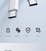 120W Type-C Hızlı Şarj Başlığı + 1.5 m Çift Type-C Hızlı Şarj Kablosu - 11