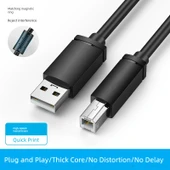 USB Veri Kablosu - 15m - Siyah - Plug and Play - 1