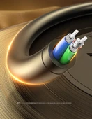 3.5mm Aux Ses Kablosu - Gümüş Gri - 3m - 11