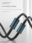 USB Veri Kablosu - 15m - Siyah - Plug and Play - 5