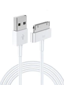 iPhone 4S Veri Kablosu Şarj Aleti - 1m - Veri Hattı 1 + 2.4A Şarj Başlığı - Şarj Seti - 3