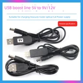 USB'den DC3.5x1.35mm Siyah Güç Kablosu 0.8 Metre Şarj Kablosu - 3